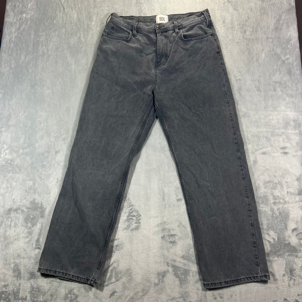 BDG Skate Fit Jeans Mens 32x30 Gray Washed Baggy Cotton Denim Urban Outfitters